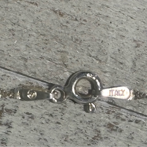 ❤️Rare Italian Hand Wired 925 Moonstone & Silver Necklace - Picture 8 of 8